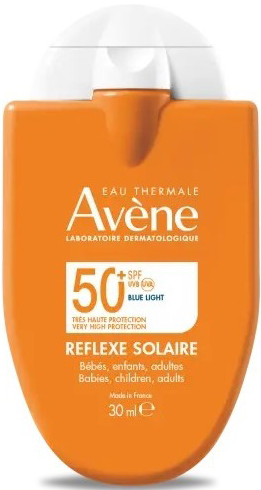 EAU THERMALE AVENE REFLEXE SOLAIRE SPF50+ BEBE BAMBINI ADULTO 30 ML - Newepa Srl