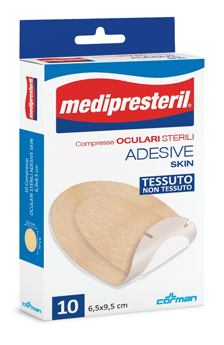 MEDIPRESTERIL COMPRESSA OCULARE ADESIVE SKIN 10 PEZZI - Newepa Srl