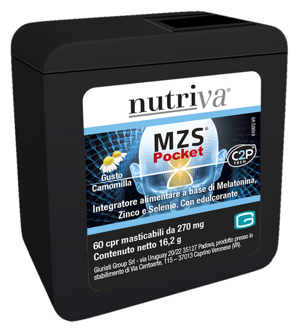 NUTRIVA MZS POCKET 60 COMPRESSE MASTICABILI - Newepa Srl