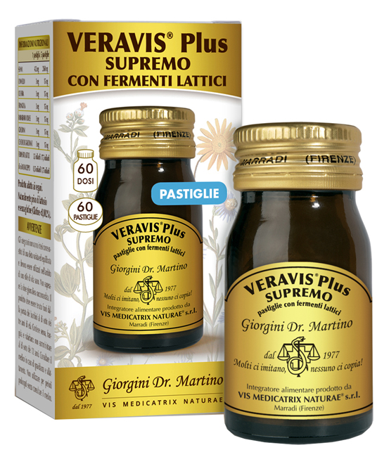 VERAVIS PLUS SUPREMO 60 PASTIGLIE FERMENTI LATTICI - Newepa Srl