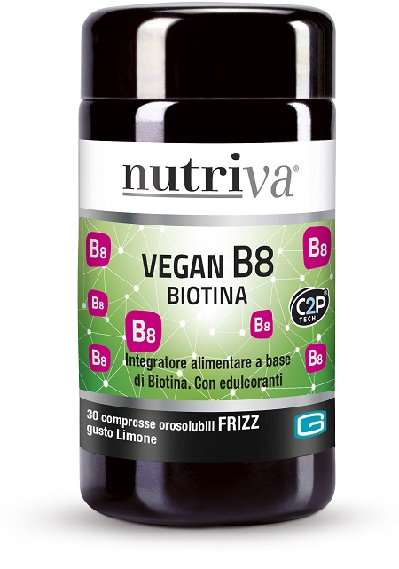 NUTRIVA VEGAN B8 FIZZ 30 COMPRESSE LIMONE - Newepa Srl