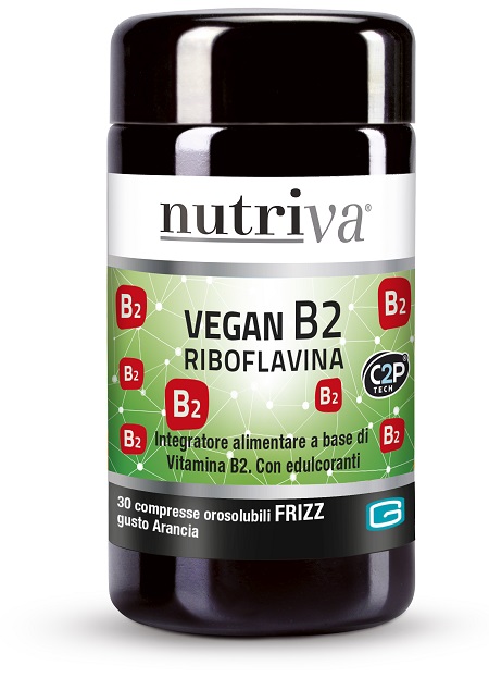 NUTRIVA VEGAN B2 FIZZ 30 COMPRESSE ARANCIA - Newepa Srl