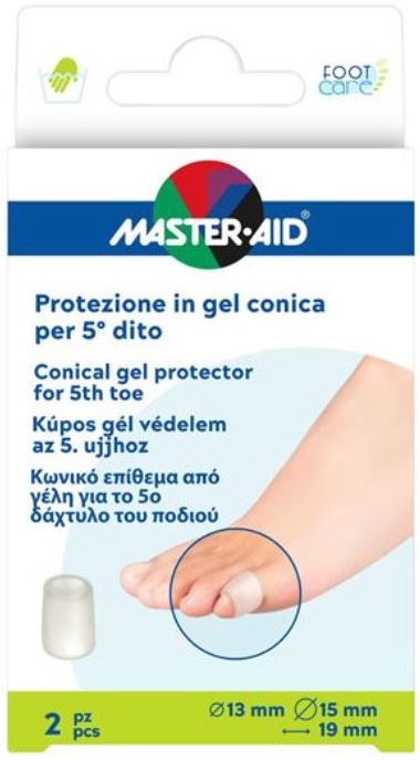 PROTEZIONE CONICA MASTER-AID FOOTCARE 5 DITO 2 PEZZI C3 - Newepa Srl
