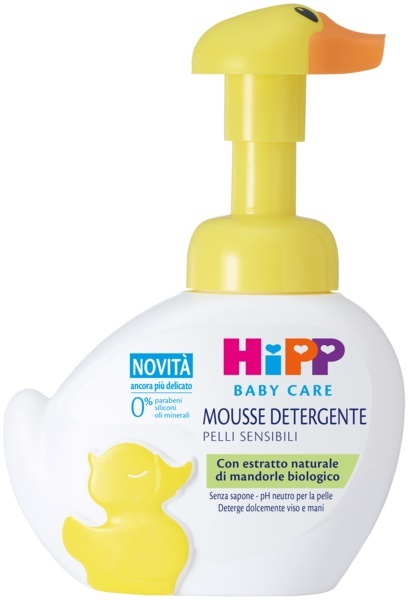 HIPP BABY CARE MOUSSE DETERGENTE PAPERELLA FUN 250 ML - Newepa Srl
