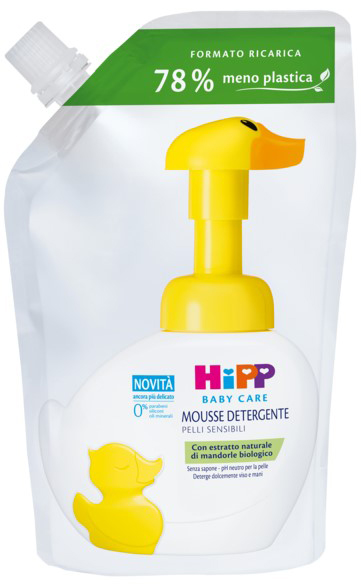 HIPP BABY CARE RICARICA MOUSSE DETERGENTE PAPERELLA FUN 250 ML - Newepa Srl