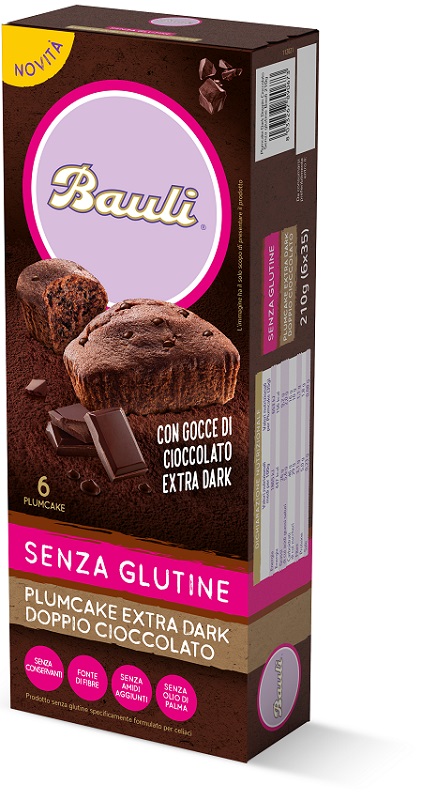 DORIA PLUMCAKE EXTRA DARK DOPPIO CIOCCOLATO 6 PEZZI DA 35 G - Newepa Srl