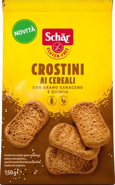 SCHAR CROSTINI AI CEREALI 150 G - Newepa Srl