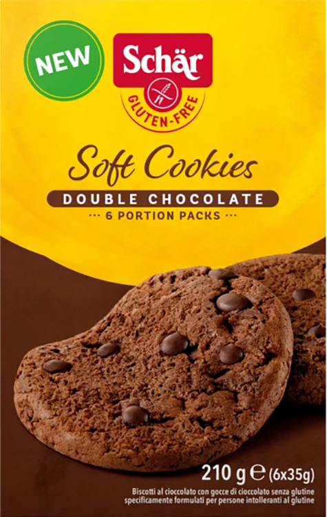 SCHAR SOFT COOKIE DOUBLE CHOCOLATE 210 G - Newepa Srl