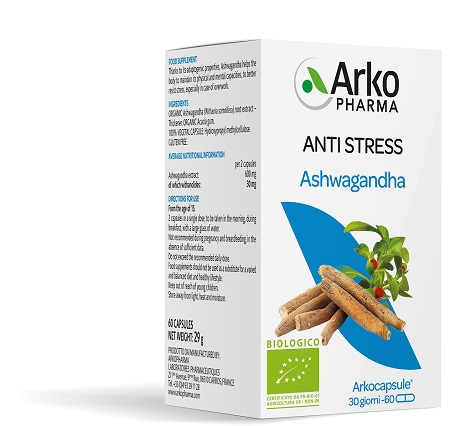 ARKOCPS ASHWAGANDHA BIO 60 CAPSULE - Newepa Srl