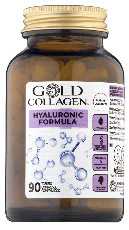 GOLD COLLAGEN HYALURONIC 90 COMPRESSE - Newepa Srl