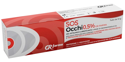 GEL OFTALMICO LUBRIFICANTE DEXPANTENOLO 5% SOS OCCHI 0,5% 10 G - Newepa Srl