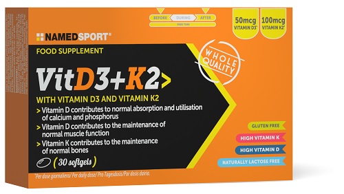 VITD3+K2 30 SOFTGELS - Newepa Srl