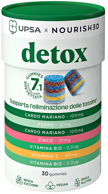UPSA X NOURISHED DETOX 30 GUMMIES - Newepa Srl