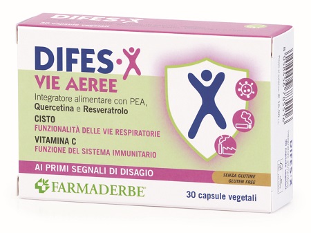 DIFES X VIE AEREE 30 CAPSULE - Newepa Srl