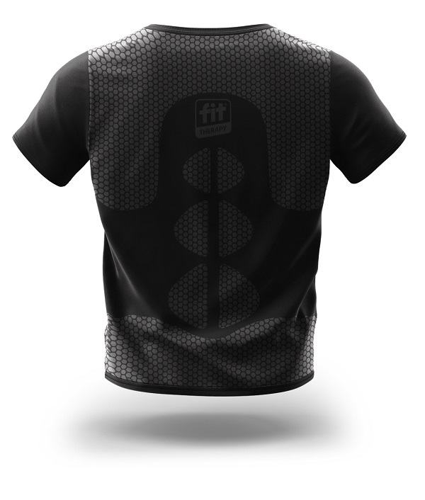 T-SHIRT FIT THERAPY NERO TAGLIA L-XL - Newepa Srl