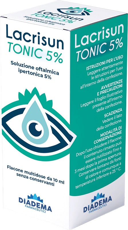 SOLUZIONE OFTALMICA IPERTONICA LACRISUN TONIC 5% 10 ML - Newepa Srl
