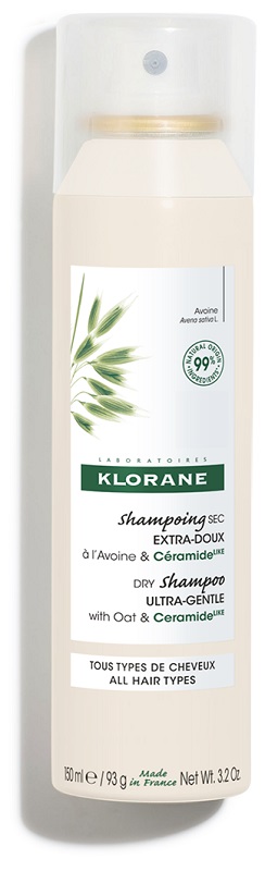 KLORANE SHAMPOO SECCO EXTRA DELICATO AVENA&CERAMIDE TUTTI I TIPI DI CAPELLI SPRAY 150 ML - Newepa Srl
