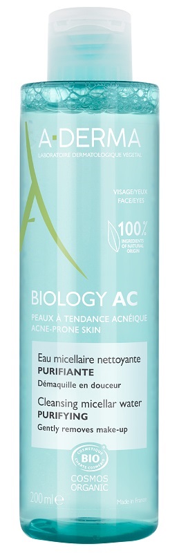 ADERMA BIOLOGY AC ACQUA MICELLARE DETERGENTE PURIFICANTE 200 ML - Newepa Srl