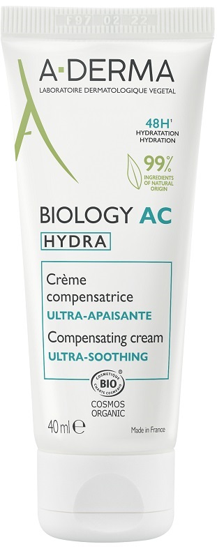 ADERMA BIOLOGY AC HYDRA CREMA COMPENSATRICE ULTRA LENITIVA 40 ML - Newepa Srl