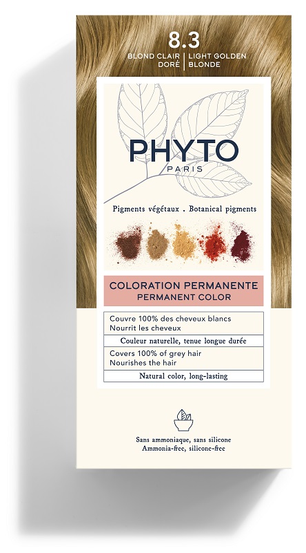 COLOR KIT 8,3 BIONDO CHIARO DORATO LATTE RIVELATORE 50 ML + CREMA COLORANTE 50 ML + MASCHERA PROTETTIVA COLORE 12 ML + GUANTI - Newepa Srl