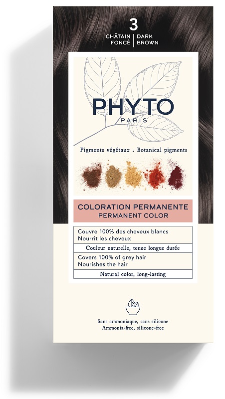COLOR KIT 3 CASTANO SCURO LATTE RIVELATORE 50 ML + CREMA COLORANTE 50 ML + MASCHERA PROTETTIVA COLORE 12 ML + GUANTI - Newepa Srl