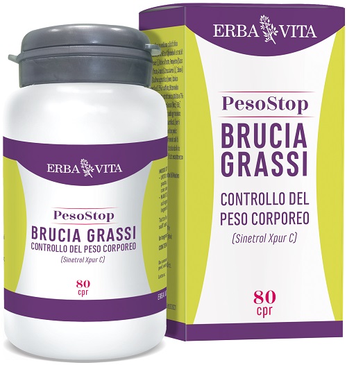 PESO STOP BRUCIA GRASSI 80 COMPRESSE - Newepa Srl