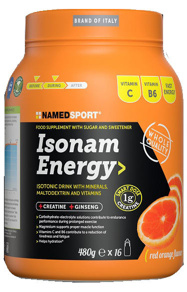 ISONAM ENERGY ORANGE 480 G 1 G CREATINA - Newepa Srl