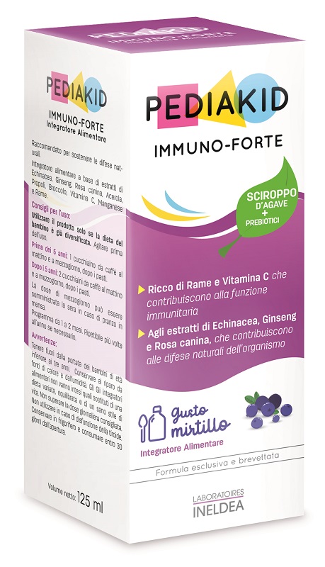 PEDIAKID IMMUNO FORTE SCIROPPO 125 ML - Newepa Srl