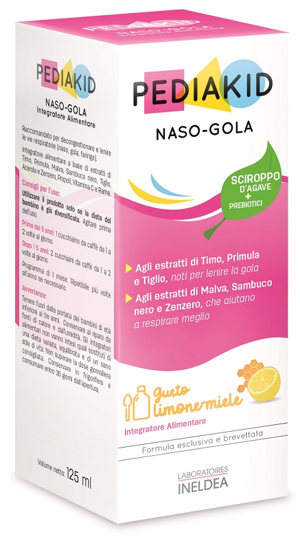 PEDIAKID NASO GOLA SCIROPPO 125 ML - Newepa Srl