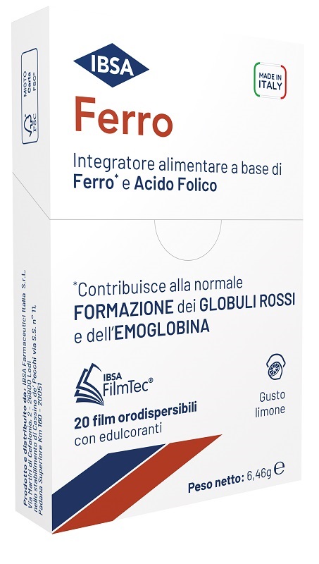 FERRO IBSA 20 FILM ORODISPERSIBILI - Newepa Srl