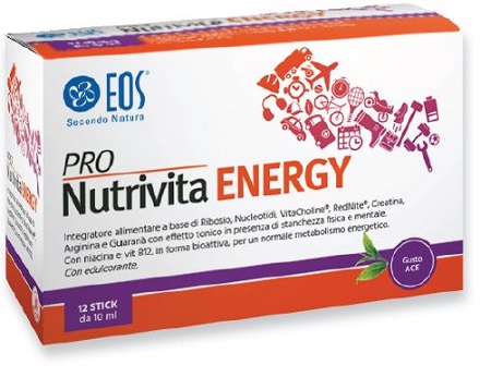 EOS PRO NUTRIVITA ENERGY 12 STICK - Newepa Srl