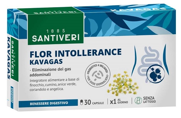 FLOR INTOLLERANCE KAVAGAS 30 CAPSULE - Newepa Srl
