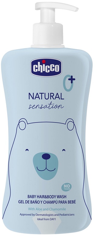 CHICCO NATURAL SENSATION BAGNO SHAMPOO 500 ML - Newepa Srl