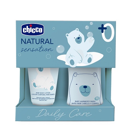CHICCO NATURAL SENSATION SET BAGNOSHAMPOO+CREMA CORPO - Newepa Srl