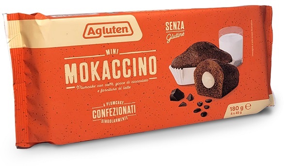 AGLUTEN MINI MOKACCINO 4 X 45 G - Newepa Srl
