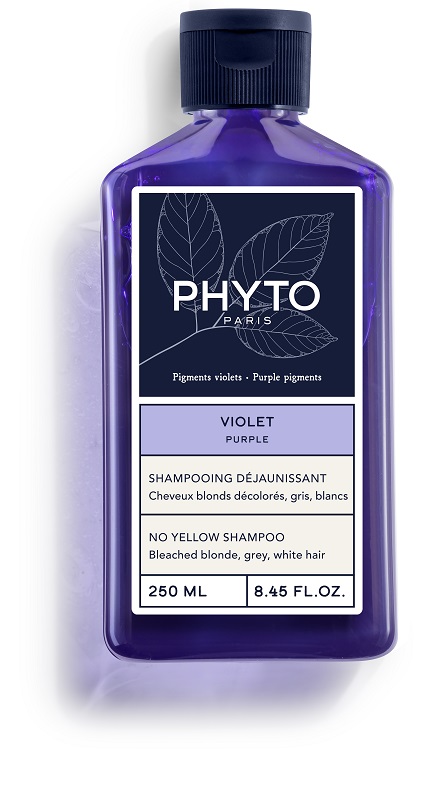 PHYTO PARIS VIOLET SHAMPOO ANTI GIALLO PER CAPELLI BIONDI DECOLORATI GRIGI BIANCHI 250 ML - Newepa Srl