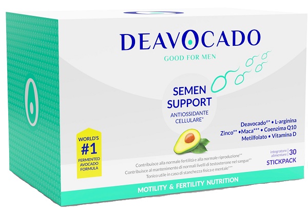 DEAVOCADO SEMEN SUPPORT UOMO 30 STICKPACK - Newepa Srl