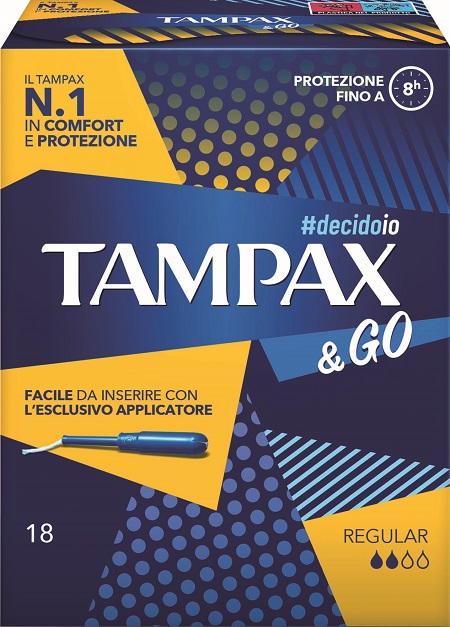 TAMPAX &GO REGULAR 18 PEZZI - Newepa Srl