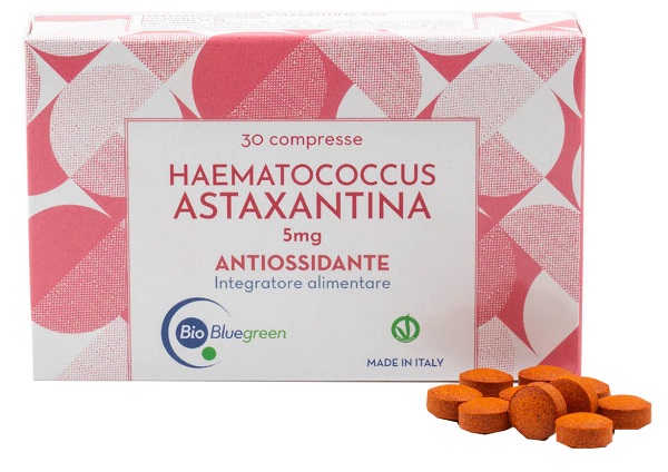 BIO BLUEGREEN HAEMATOCOCCUS ASTAXANTINA 30 COMPRESSE - Newepa Srl
