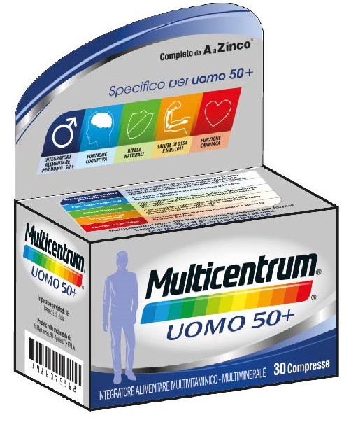 MULTICENTRUM UOMO 50+ 30 COMPRESSE - Newepa Srl