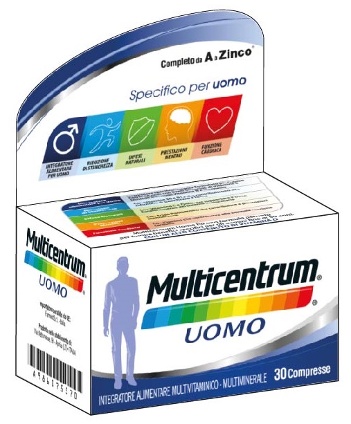 MULTICENTRUM UOMO 30 COMPRESSE - Newepa Srl