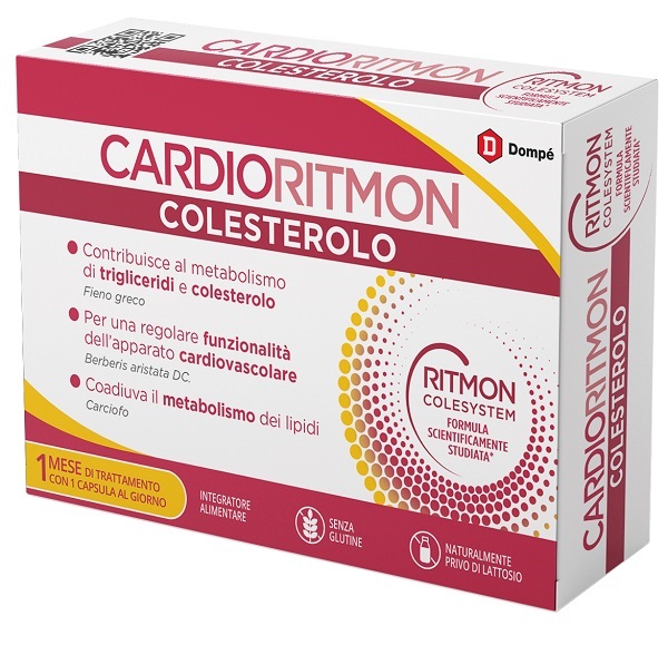 CARDIORITMON COLESTEROLO 30 CAPSULE - Newepa Srl