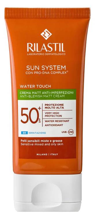 RILASTIL SUN SYSTEM WATER TOUCH FLUIDO SPF50+ 50 ML NUOVA FORMULAZIONE - Newepa Srl