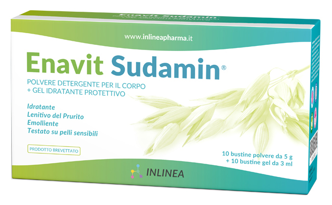 ENAVIT SUDAMIN 10 BUSTINE POLVERE DA 5 G + 10 BUSTINE GEL DA 5 ML - Newepa Srl