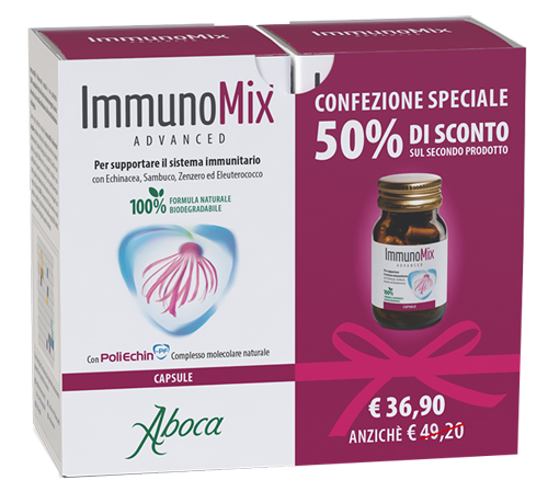 IMMUNOMIX ADVANCED 50 CAPSULE RM CONFEZIONE SPECIALE 2 PEZZI - Newepa Srl
