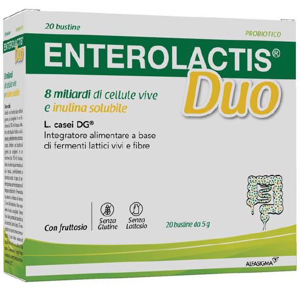 ENTEROLACTIS DUO INULINA 20 BUSTINE 5 G - Newepa Srl
