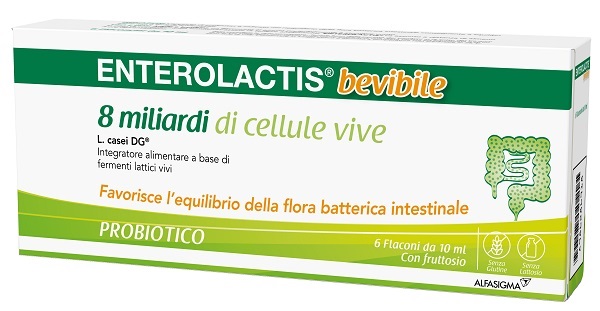 ENTEROLACTIS BEVIBILE 6 FLACONCINI X 10 ML - Newepa Srl