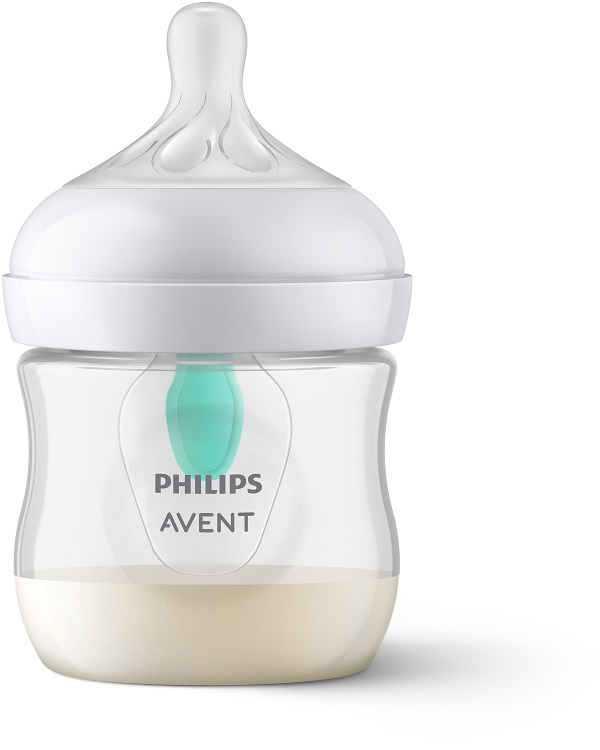 AVENT BIBERON NATURAL RESPONSE DA 125ML CON VALVOLA AIRFREE TETTARELLA FLUSSO 2 - Newepa Srl