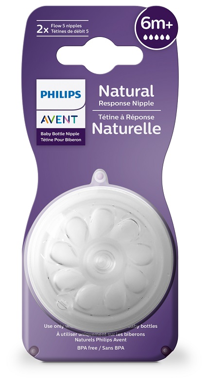 AVENT TETTARELLA NATURAL RESPONSE FLUSSO 5 6 MESI+ 2 PEZZI - Newepa Srl