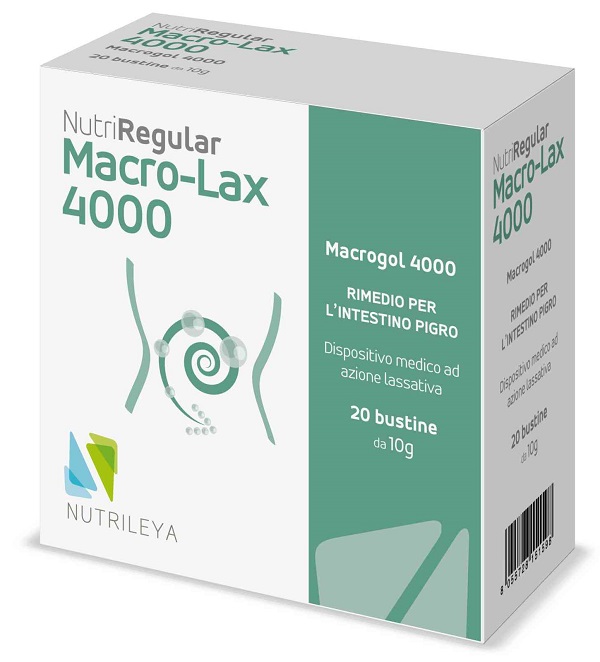NUTRIREGULAR MACRO LAX 4000 20 BUSTINE DA 10 G - Newepa Srl
